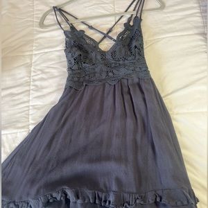 Blue Lacey Summer Dress